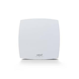 Cata ECOFAN 100 T fehér - szellőző ventilátor design előlappal, utószellőztető funkcióval, EC motorral