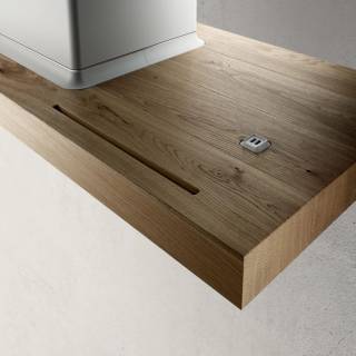 Elica páraelszívó BIO ISLAND WH/A/120X53 ROVERE alu zsírfil