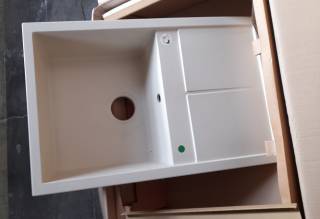 ELLECI OUTLET - Mosogatótálca Unico 300 79x50 Granitek 1 m. +cseppt. G62 Bianco Antico 