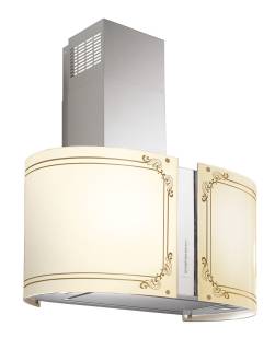 FALMEC OUTLET - Páraelszívó MIRABILIA Round 67 inox T80 LED + MIRABILIA üveg LIBERTY 67 - Kiállított bemutató termék!