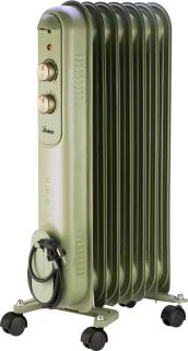 ARDES 4R07VIN Elektromos olajradiátor 7 tagos 1500W Zöld