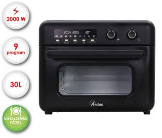 ARDES ARFRYA02 30 literes Air Fryer forrólevegős sütő, olajsütő - forgókosárral ajándék ARDES 1T20 kenyérpirítóval