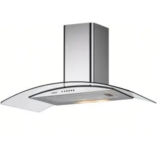 CATA Páraelszívó C-GLASS 900 LED inox + ajándék fritőz
