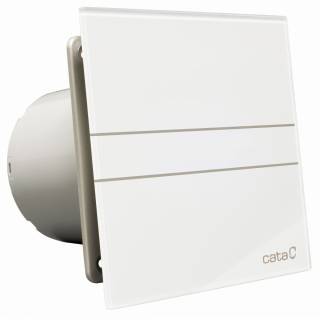 Cata E-150G ventilátor üveg előlappal, fehér