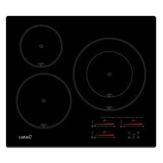 CATA - Beépíthető indukciós főzőlap INSB-6028 BK fekete Hob to Hood