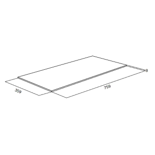 ELICA - OPEN SUITE füstüveg üvegpolc