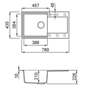 elleci easy 290 g40 mosogatótálca