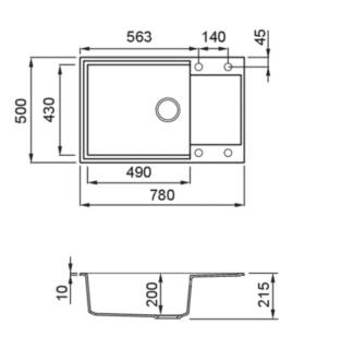 elleci easy 310 g68 mosogatótálca 