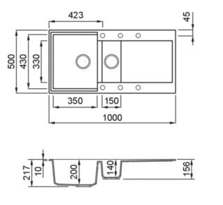elleci easy 475 g59 mosogatótálca 