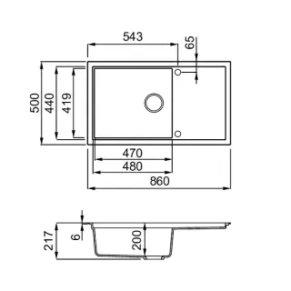 elleci LKS41083BRZ mosogatotalca