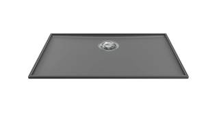 ELLECI- Mosogatótálca Essenza 70 68,2x38,2 Keratek 1 m. K99 Dark Grey inox tartozékokkal
