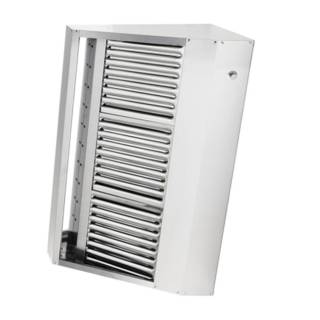 Gastro MK fali elszívó ernyő, labirint szűrőkkel, SNACK 1600x800x450 mm, olajleeresztővel