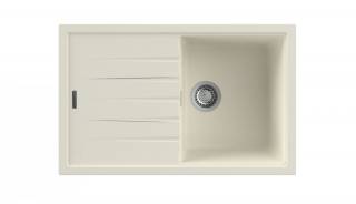 NODOR - Gránit mosogatótálca NorGranite 78.50 1B 1D BG beige