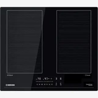 NODOR - Beépíthető kerámialap indukciós IH-N6406 BK Hob to Hood - Fekete