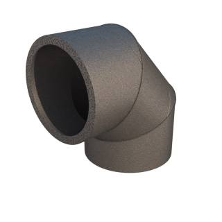 U - Szigetelt légtechnikai könyök 125; 90°-os
