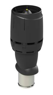 VILPE 160P/IS/500 FLOW tetőszellőző, fekete
