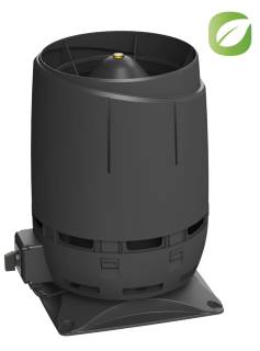 VILPE - Tetőventilátor + installációs szett FLOW EC160S 300x300-as fekete