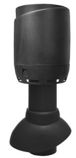 VILPE 110P/300 FLOW tetőszellőző, fekete