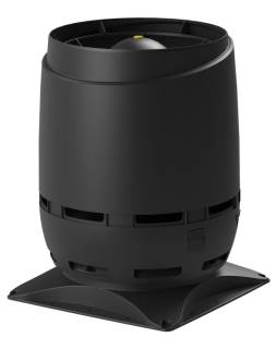 VILPE - Tetőventilátor + installációs szett XL FLOW EC200S 400x400-as fekete