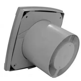 Cata UC-12 Timer Silver ventilátor utószellőztető funkcióval, pillangószeleppel, szürke