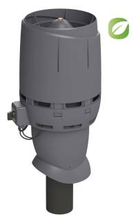 VILPE - Tetőventilátor FLOW EC110P/500 szürke