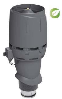 VILPE - Tetőventilátor FLOW EC125P/500 szürke