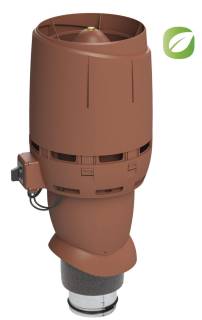 VILPE - Tetőventilátor FLOW EC125P/500 téglavörös