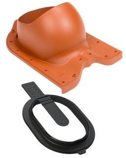 VILPE® Nera CLICK átvezető elem, téglavörös