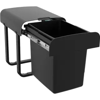 EKOTECH - Beépíthető hulladékgyűjtő ALADIN 40 BLACK BIO 1x15 liter