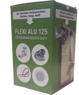 flexi alu 125 légtechnikai bekötő szett