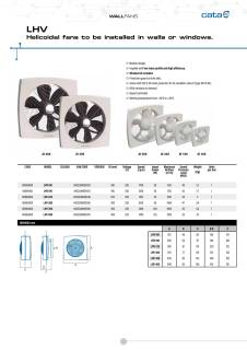 Cata LHV-160 nagy teljesítményű szellőztető ventilátor