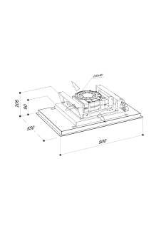sirius slt-971 less 90 cm brushless tw inox elszívó