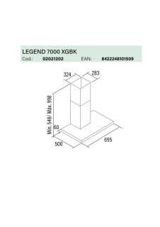 cata legend 7000 xgbk inox elszívó