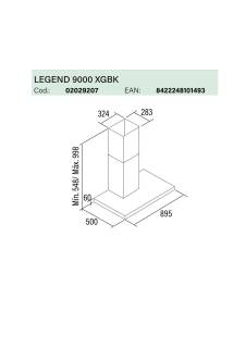 cata legend 9000 XGBK fekete elszívó
