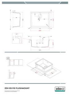 elleci zen-f 105 limited edition k83 keratek mosogatótálca 