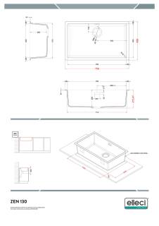 elleci zen LKZ13097 mosogatótálca