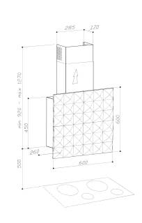 sirius sl-116 dune tw fekete elszívó