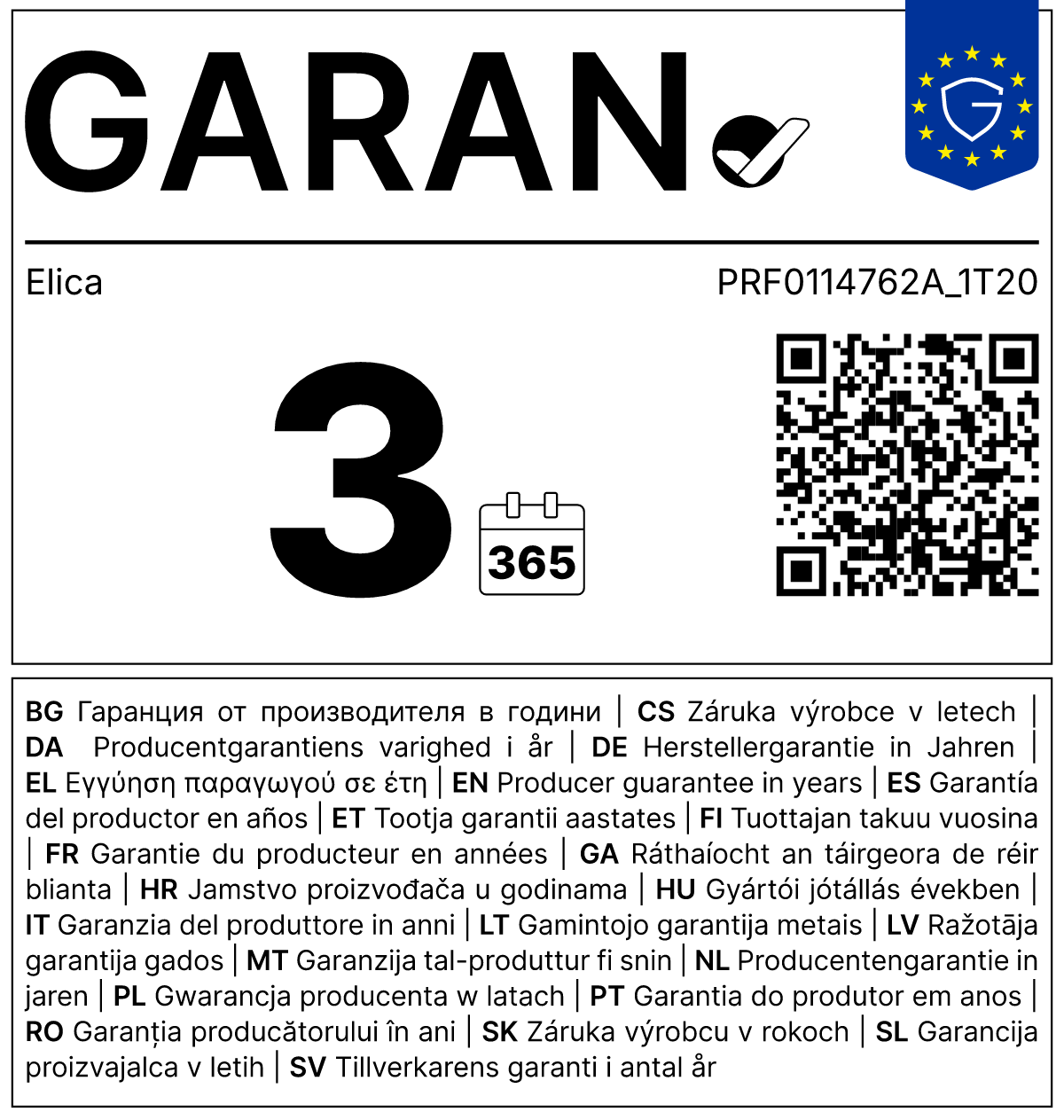 Gyártói garancia