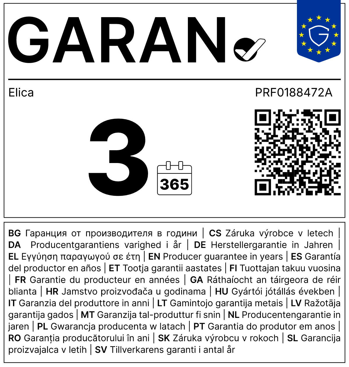 Gyártói garancia